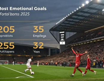 Хайлайты года: самые эмоциональные голы и моменты 2025 в футболе
