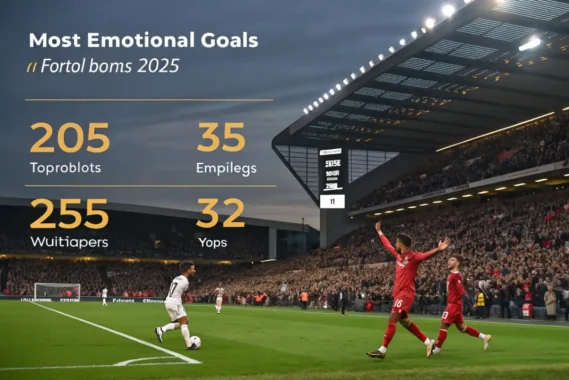 Хайлайты года: самые эмоциональные голы и моменты 2025 в футболе