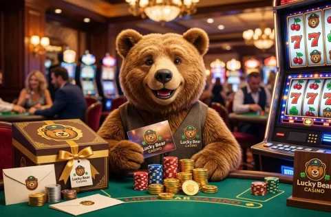 Приветственный пакет Lucky Bear casino: +100% к депозиту и бесплатные вращения Приветственный пакет Lucky Bear casino: +100% к депозиту и бесплатные вращения